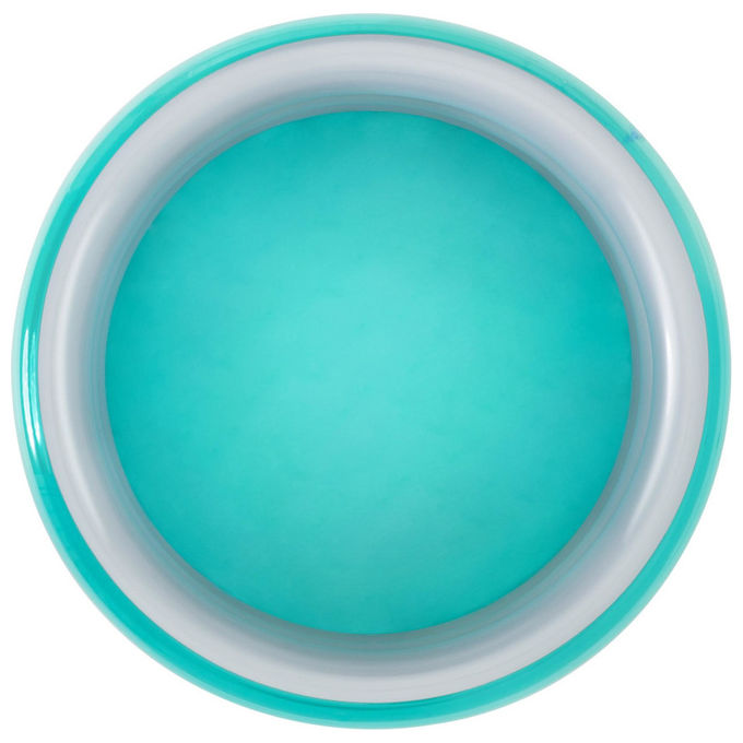 Bestway piscina gonfiabile tonda 51041, 3 anelli, effetto metallico, diametro 152 cm, altezza 51 cm, 445 L, blu