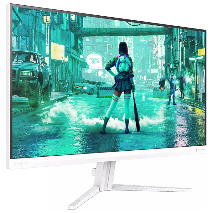 Philips monitor gaming 27M2N3201PL-00, 27 pollici Full HD, Fast IPS, 260 Hz, 1 ms, HDR10, Adaptive Sync, bianco