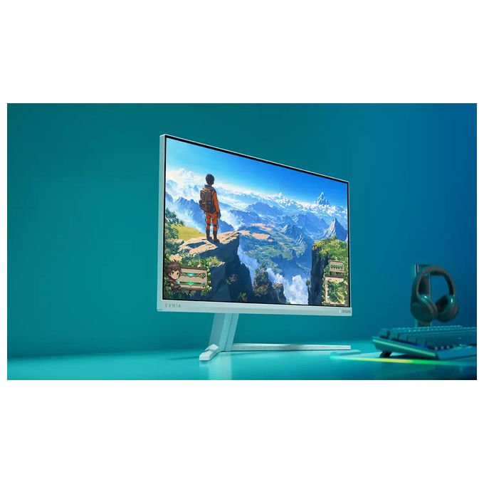 Philips monitor gaming 27M2N3201PL-00, 27 pollici Full HD, Fast IPS, 260 Hz, 1 ms, HDR10, Adaptive Sync, bianco