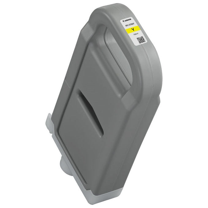 Canon cartuccia inchiostro PFI-3700Y, originale, giallo, 700 ml, compatibile PRO-6600-4600-2600, GP-6600S-4600S-2600S