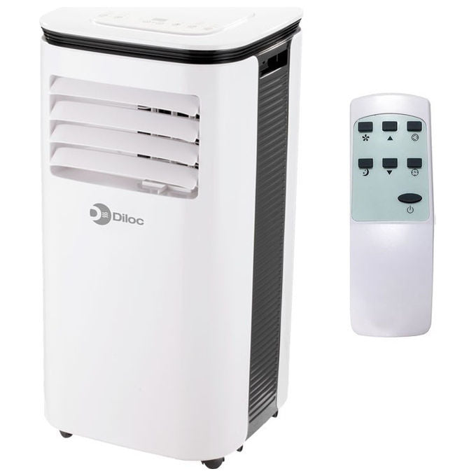 Naicon condizionatore portatile monoblocco 12000 btu, pompa di calore, wi-fi incluso, classe a, raffredda e riscalda, trasportabile