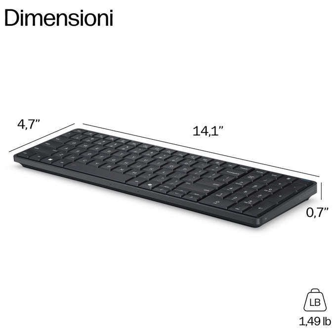 HP EliteBoard G1a mini PC, AMD Ryzen AI 7 PRO 350, 16 GB DDR5, SSD 1 TB, Windows 11 Pro, Wi-Fi 7, nero