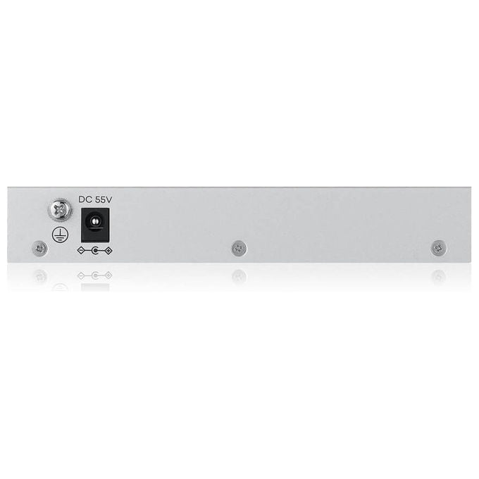 Zyxel GS1200-5HPV3 switch gestito L2, 5 porte Gigabit Ethernet, PoE+ 4 porte 68W, web managed, VLAN, QoS, desktop, fanless