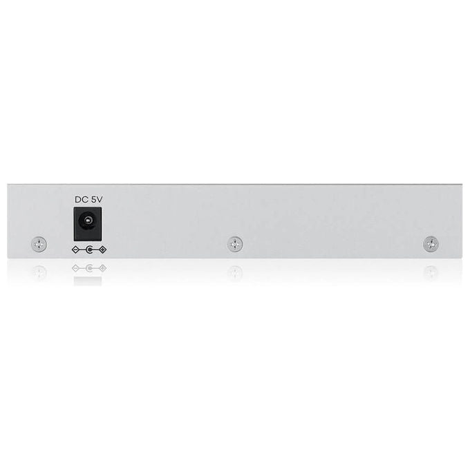 Zyxel switch gestito L2 GS1200-8V3, 8 porte Gigabit Ethernet, 16 Gbit-s, VLAN, QoS, fanless, desktop, grigio