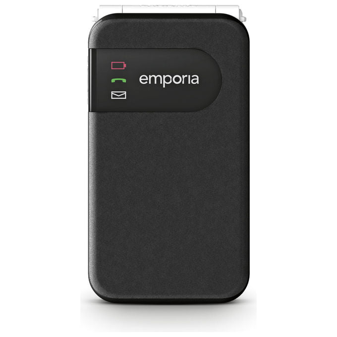 Emporia V227.LTE.V3.BK.01 SIMPLICITYglam.4G Telefono per Anziani a Conchiglia Display 2.8'' 4G LTE Bluetooth 5.0 IP54 colore Nero