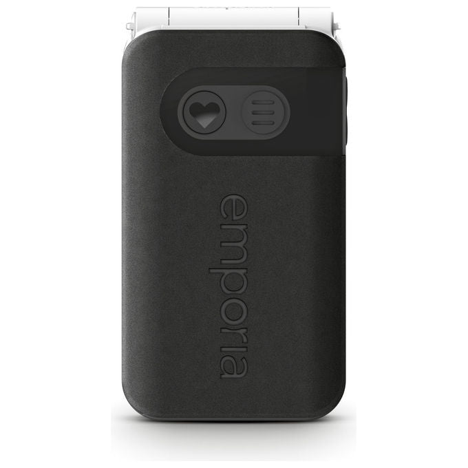 Emporia V227.LTE.V3.BK.01 SIMPLICITYglam.4G Telefono per Anziani a Conchiglia Display 2.8'' 4G LTE Bluetooth 5.0 IP54 colore Nero