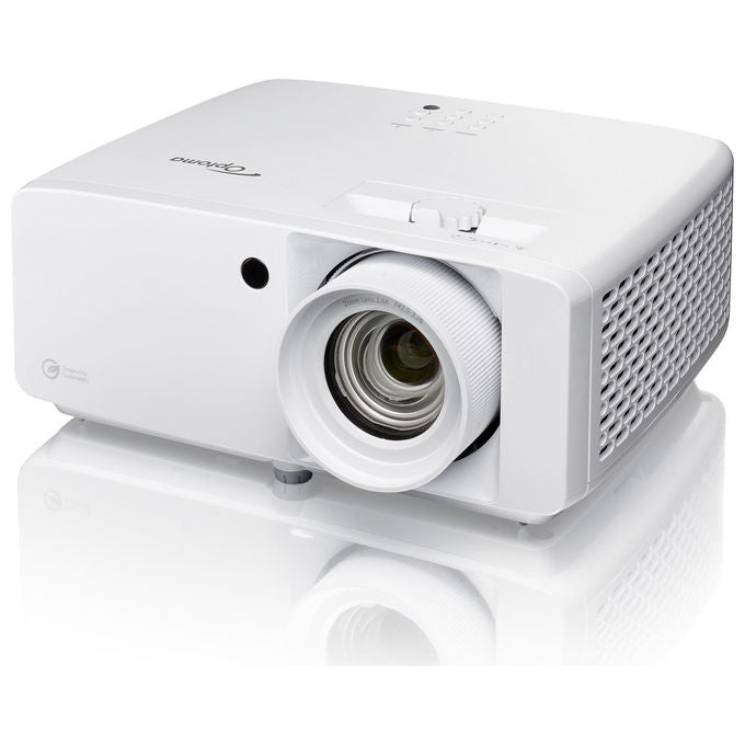 Optoma ZK551 proiettore laser 4K UHD, 5100 lumen, DLP, durata 30000h, Wi-Fi Miracast, IP6X, bianco