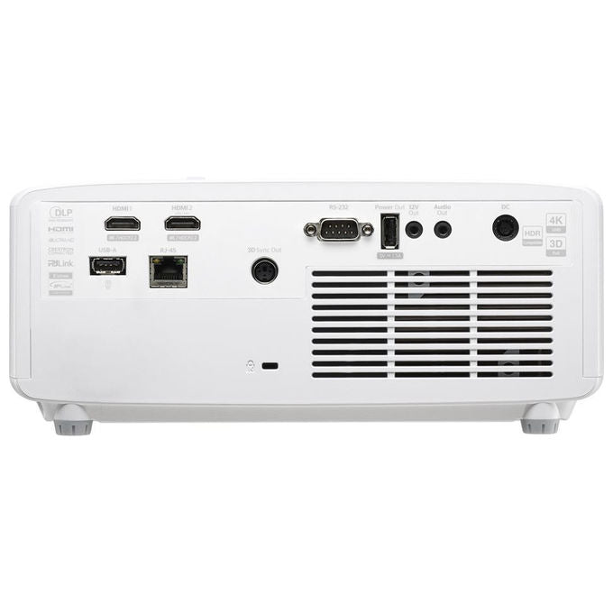 Optoma ZK551 proiettore laser 4K UHD, 5100 lumen, DLP, durata 30000h, Wi-Fi Miracast, IP6X, bianco
