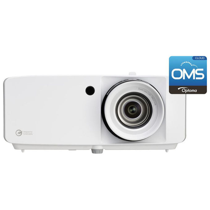 Optoma ZK551 proiettore laser 4K UHD, 5100 lumen, DLP, durata 30000h, Wi-Fi Miracast, IP6X, bianco