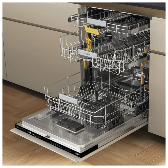Whirlpool WH4IFC14BN6S Lavastoviglie da Incasso 14 coperti Classe C 44 dB 8,9 L 75 kWh 10 programmi (82x60x55 cm) colore Argento