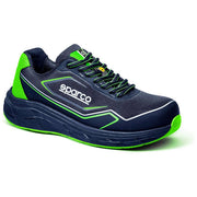 Sparco TEAMWORK Willen Scarpe Antinfortunistiche S1PS ESD SR FO HRO Puntale Composito Tomaia Seamless Antiperforazione colore Verde Nero