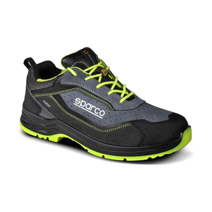 Sparco TEAMWORK Willen Scarpe Antinfortunistiche S1PS ESD SR FO HRO Puntale Composito 200J Antiperforazione taglia 45 colore Blu Verde