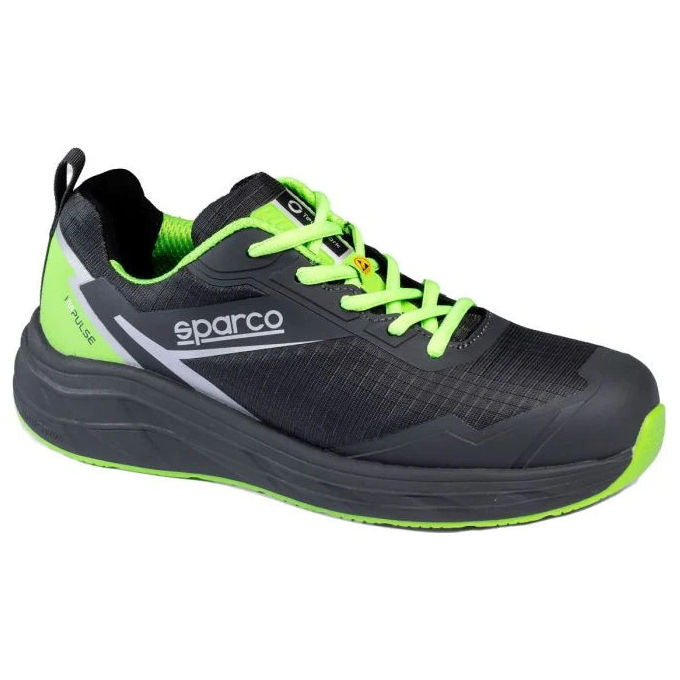 Sparco BTB0013B9 Impulse Lucas Scarpe Antinfortunistiche S3S ESD Running Puntale Fibra Vetro Antiperforazione Taglia 45 colore Grigio