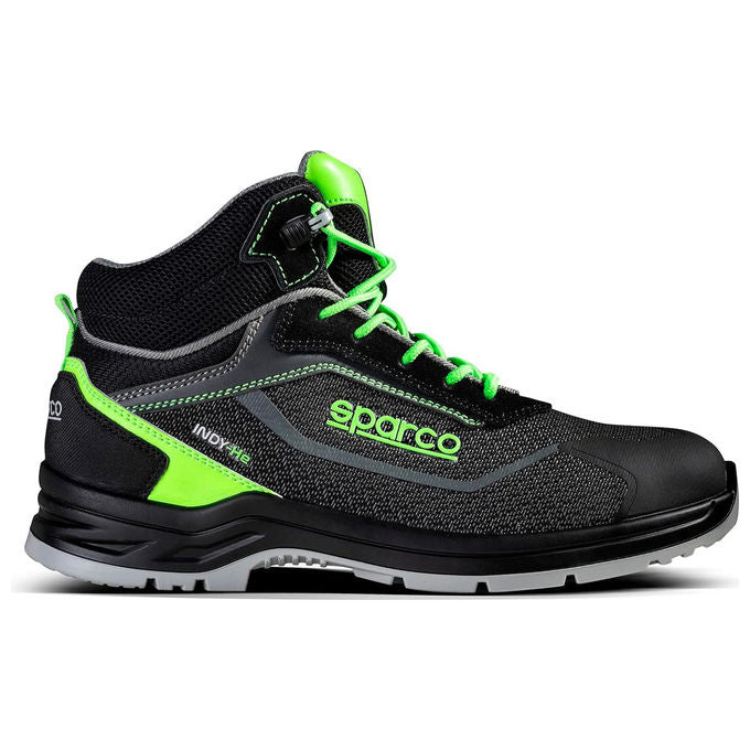 Sparco 07539 Indy He Ranger Scarpe Antinfortunistiche Uomo Donna S3S ESD SRC LG Puntale Composito Antiperforazione colore Nero
