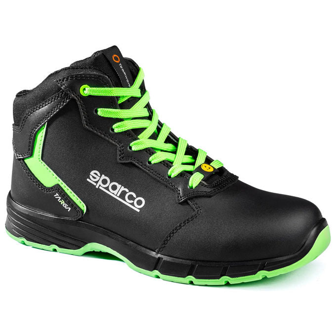 Sparco 07539 Indy He Ranger Scarpe Antinfortunistiche S3S ESD SRC Puntale Vetroresina Metal Free taglia 43 colore Nero Verde Fluo