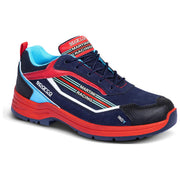 Sparco S07537MR39BMRS Indy Scarpe Antinfortunistiche S3 ESD SRC LG Punta in Vetroresina Antiperforazione Blu Navy Rosso colore Blu Navy e Rosso