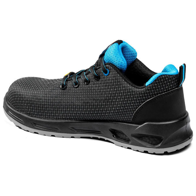 Sparco scarpe antinfortunistiche Horizon Tek S3S, tomaia idrorepellente, ESD, metal free, punta composita, taglia 38, nero blu