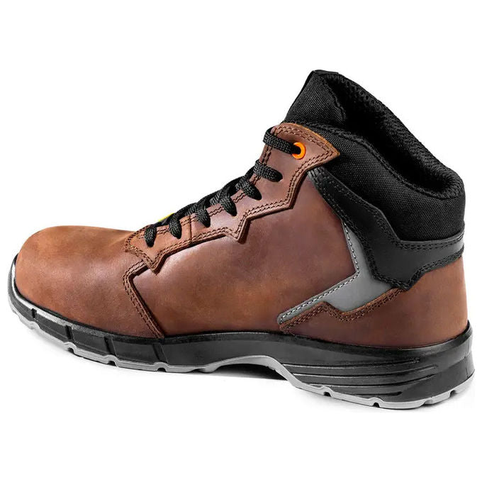 Sparco BTB0012B0D15039 Targa-H Vic Scarpe Antinfortunistiche S3S ESD Puntale in Vetroresina Suola Antiperforazione Antiscivolo colore Marrone