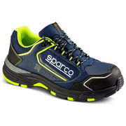 Sparco ALLROAD SOCHI Scarpe Antinfortunistiche Basse S3 SRC ESD Puntale Composito Metal Free Suola Crossgrip Taglia 44 colore Blu Giallo