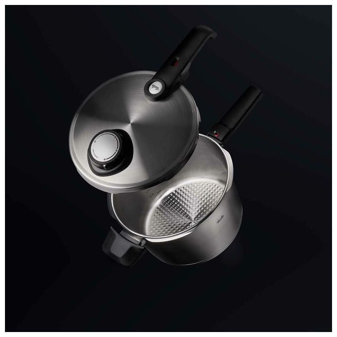 Fissler pentola a pressione Vitavit Premium, 2,5 litri, 18 cm, acciaio inox, tutti i piani cottura, made in Germania