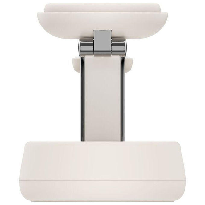 Belkin dock di ricarica magnetica 3 in 1 Qi2 25W, UltraCharge Pro, iPhone Apple Watch AirPods, ChillBoost, sabbia