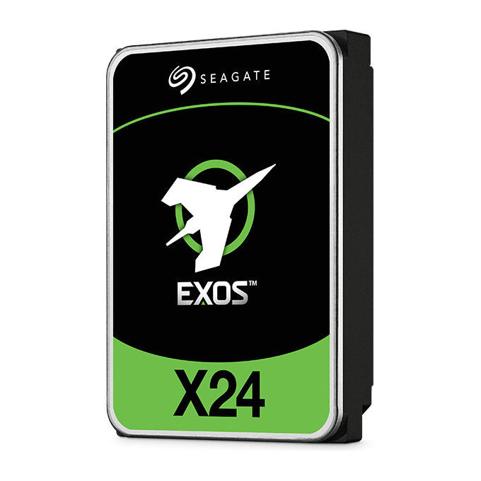 Seagate Exos X24, disco rigido interno enterprise 24 TB, interfaccia SAS 12 Gbit-s, 7200 Giri-min, buffer 512 MB, 3.5'', MTBF 2500000 h