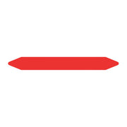 Brother etichette autoadesive rosse LTZ14026FPIP, 351 pz, 26 x 250 mm, per tubazioni e cavi