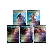 Magic: The Gathering, Secret Lair x God of War Norse, 4 carte nonfoil, Kratos, Atreus, Mimir reversibile, Freya, lingua inglese