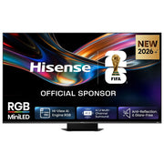 Hisense smart tv 85UR9S, 85 pollici, RGB Mini LED 4K, 180Hz, 5000 nit, Dolby Vision, HDMI 2.1, Wi-Fi 6E, VIDAA