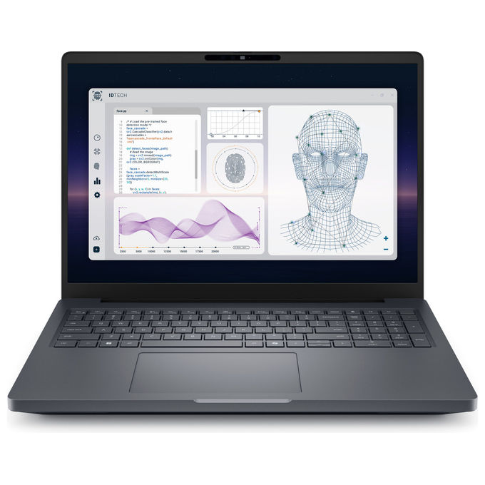 Dell MB16250 Pro Max 16 Plus Intel Core Ultra 7 265HX Workstation mobile 16'' 32GB DDR5 1TB SSD NVIDIA RTX PRO 2000 Blackwell Windows 11 Pro colore Nero