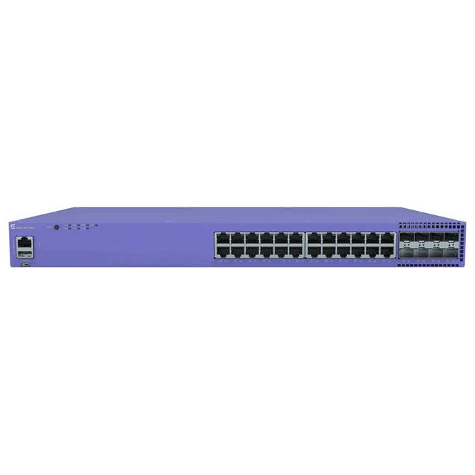 Extreme Networks switch gestito 5320-24T-8XE, L2-L3, 24 porte Gigabit Ethernet, 8 slot SFP, 208 Gbit-s, rack 1U