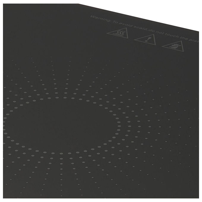 Tognana piastra a induzione Iridea, 2000W, display digitale, rosso mela, timer 240 min, touch, 33x33 cm