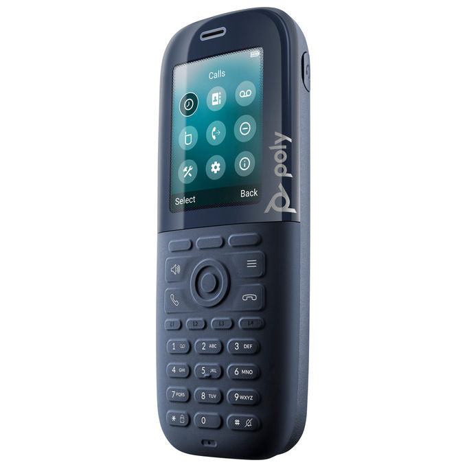 HP Poly Rove 30, ricevitore cordless DECT IP, protezione Microban, IP65, schermo 2.4'', compatibile Teams e Zoom, nero