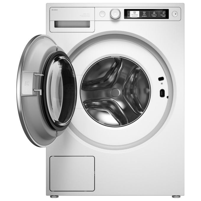 Asko W5096RW – Lavatrice Frontale 9 Kg, 1600 rpm, Classe A, Wi-Fi, Display TFT, 70 dB (85x59,5x57,2 cm), colore Bianco