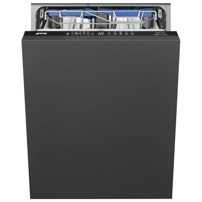 Smeg STL632B Lavastoviglie da Incasso a Scomparsa Totale 13 Coperti Classe B 42 dB Dry Assist 11 Programmi (82x60x55 cm)