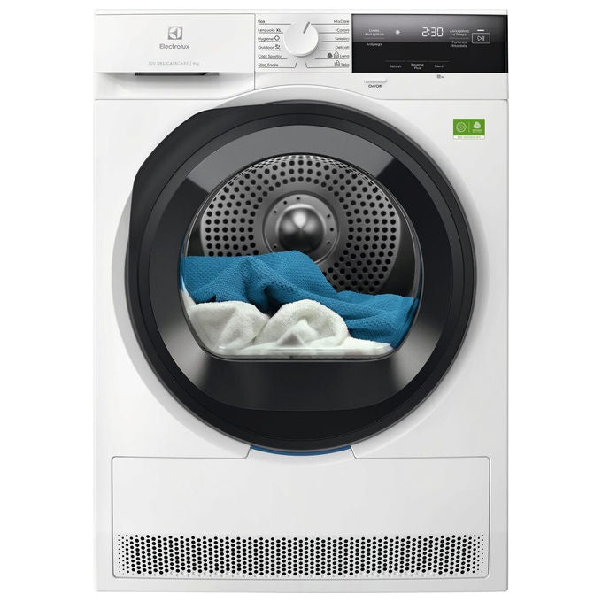 Electrolux EW7H39B Serie 700 Asciugatrice Pompa di Calore 9 Kg Classe B Inverter DelicateCare 61 dB (85x59,6x63,6 cm) colore Bianco