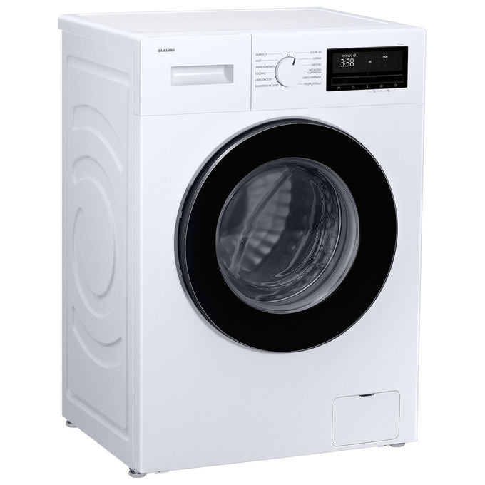 Samsung WW80FG3M05AWET Serie 3000 Lavatrice Slim 8 Kg 1400 rpm Classe A Motore Inverter Vapore Igienizzante (85x59.5x46.5 cm) colore Bianco