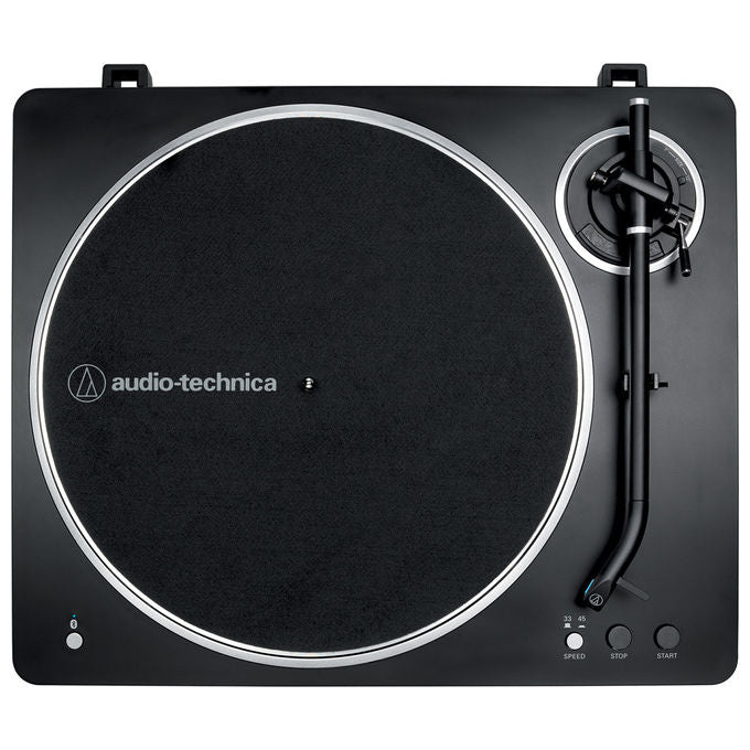 Audio-Technica AT-LP70XBT Giradischi Automatico Bluetooth Trazione a Cinghia Testina AT-VM95C aptX Adaptive colore Nero Argento
