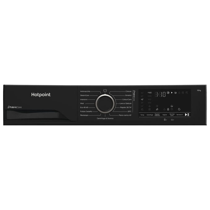 Hotpoint HB 103B CARE IT Délica Lavatrice Carica Frontale 10 Kg 1400 rpm Classe A Inverter Vapore (85x60x58 cm) colore Nero