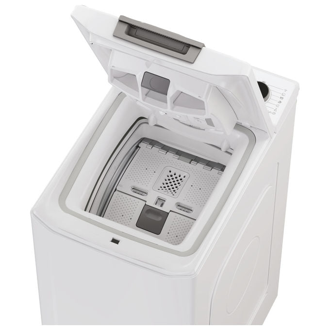 Hoover THOS476TM5-S H-Wash 500 Lavatrice Alto Carico 7 Kg 1400 rpm Classe A Wi-Fi Vapore Inverter (86x41x60 cm) colore Bianco