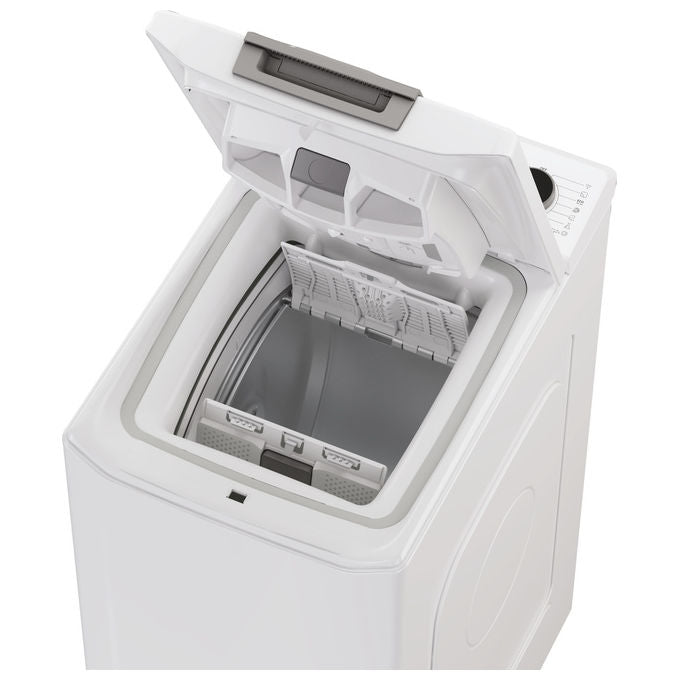Hoover THOS476TM5-S H-Wash 500 Lavatrice Alto Carico 7 Kg 1400 rpm Classe A Wi-Fi Vapore Inverter (86x41x60 cm) colore Bianco