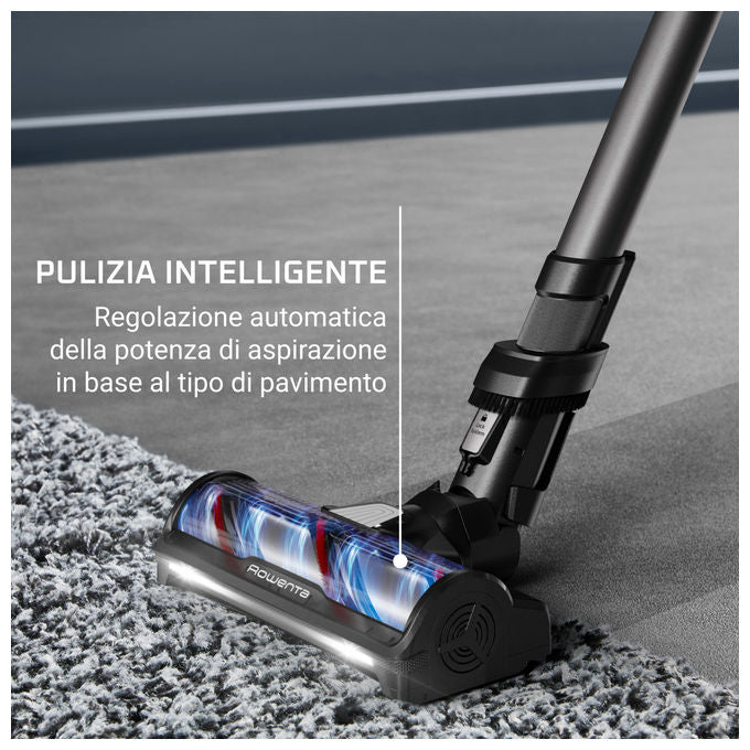 Rowenta RH9B74 X-Force Flex 14.80 Aspirapolvere a Bastone Senza Fili 0,6 L 240 AW 90 min Animal Care colore Nero Oro