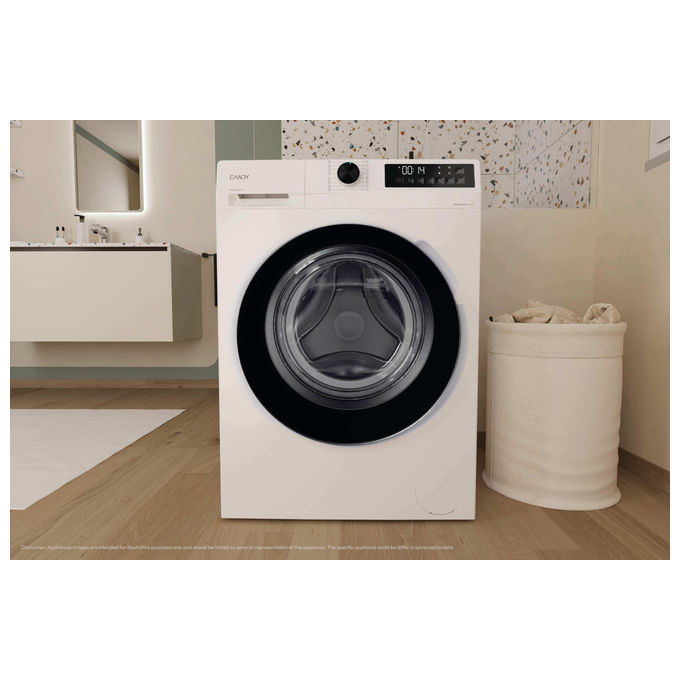 Candy GD26SSB6S ProWash 300 Lavatrice Slim 6 Kg 1200 rpm Classe A Inverter Vapore (85x60x42 cm) colore Bianco