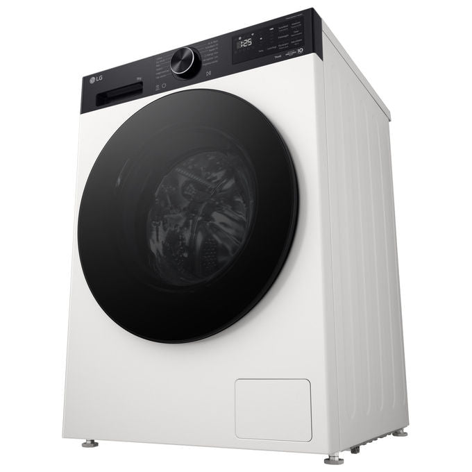 LG F4NX5009THB ThinQ AI DD Lavatrice Frontale 9 Kg 1400 rpm Classe A Steam Wi-Fi TurboWash (85x60x56.5 cm) colore Bianco Avorio