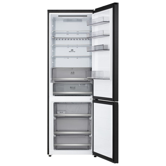 LG GBBW322CEV Frigorifero Combinato 70cm Classe C 465L Wi-Fi Total No Frost Acciaio Nero (697x2030x704 cm) colore Nero