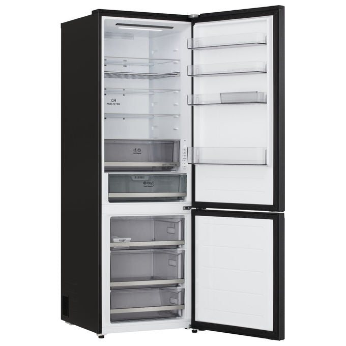 LG GBBW322CEV Frigorifero Combinato 70cm Classe C 465L Wi-Fi Total No Frost Acciaio Nero (697x2030x704 cm) colore Nero