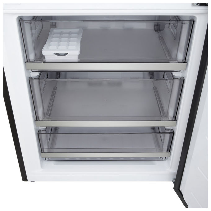 LG GBBW322CEV Frigorifero Combinato 70cm Classe C 465L Wi-Fi Total No Frost Acciaio Nero (697x2030x704 cm) colore Nero