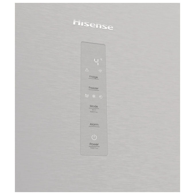 Hisense RB5P410SACC Frigorifero Combinato 413 L 203 cm Classe C 34 dB No Frost Total Wi-Fi Inverter colore Acciaio Inox