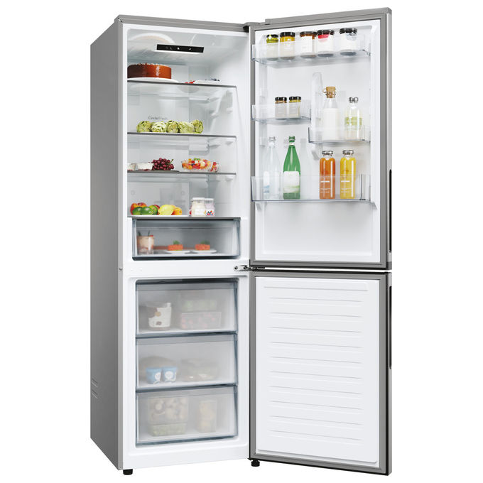 Hoover HONCQ2T618EX Frigorifero Combinato No Frost 355L 185 cm Classe E colore Acciaio Inox