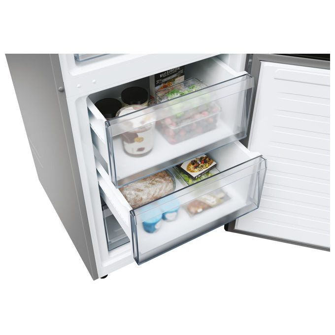 Hoover HONCQ2T618EX Frigorifero Combinato No Frost 355L 185 cm Classe E colore Acciaio Inox